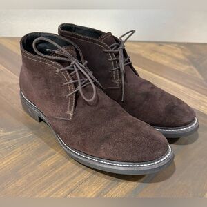 free press Men's Brown Suede Chukka Boots